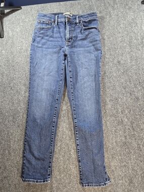 Madewell Perfect Vintage Skinny Jeans Womens 28 Mid Rise Blue Denim